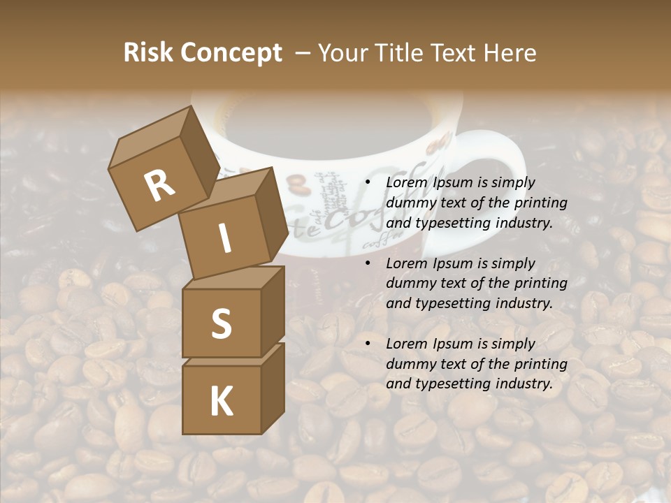 Cup Colour Breakfast PowerPoint Template