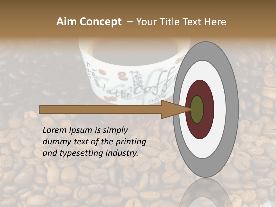 Cup Colour Breakfast PowerPoint Template