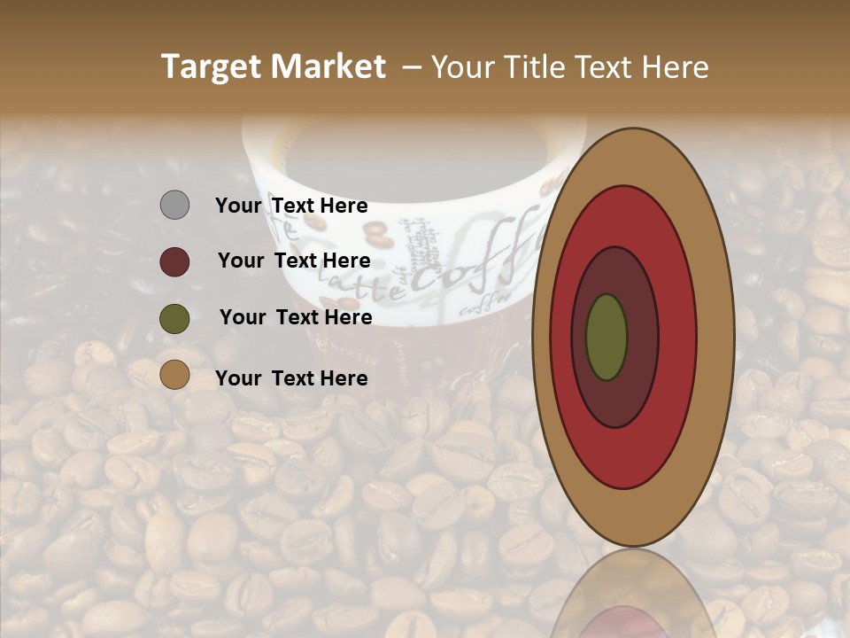 Cup Colour Breakfast PowerPoint Template