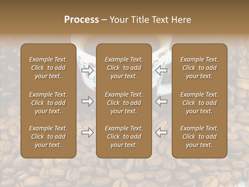 Cup Colour Breakfast PowerPoint Template