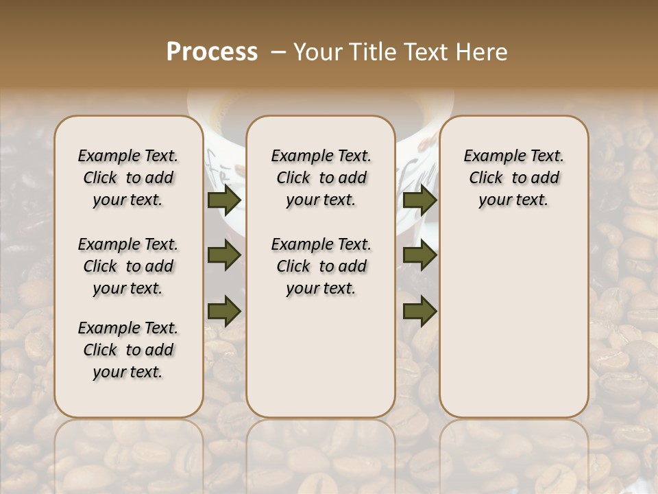 Cup Colour Breakfast PowerPoint Template