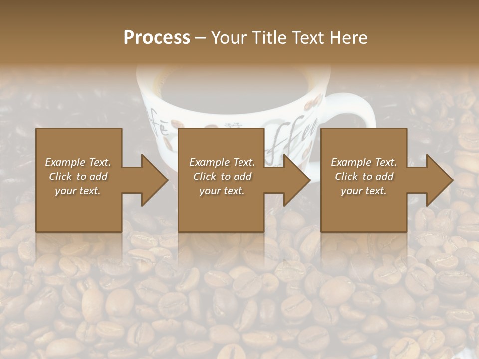 Cup Colour Breakfast PowerPoint Template