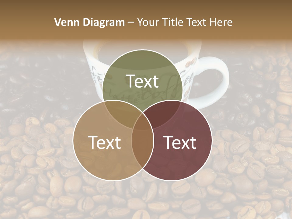 Cup Colour Breakfast PowerPoint Template