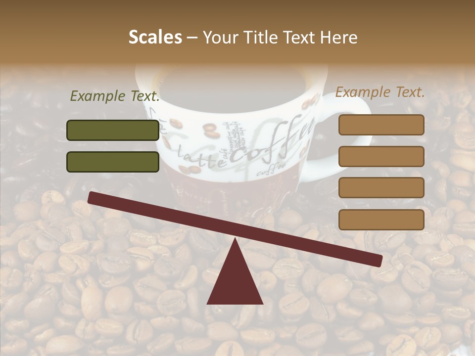 Cup Colour Breakfast PowerPoint Template