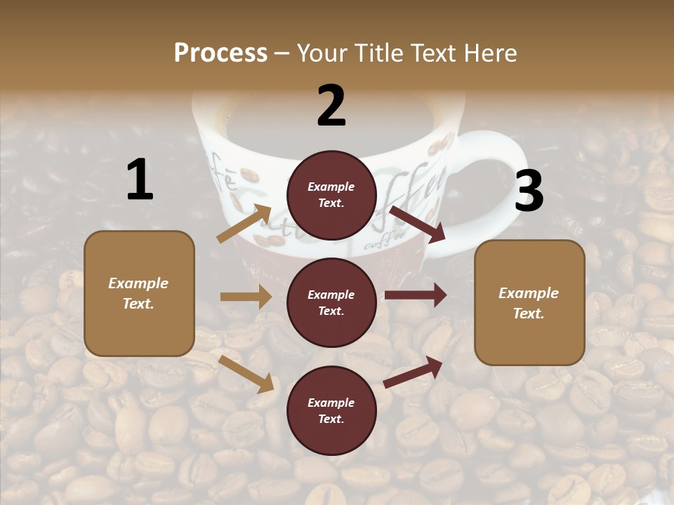 Cup Colour Breakfast PowerPoint Template