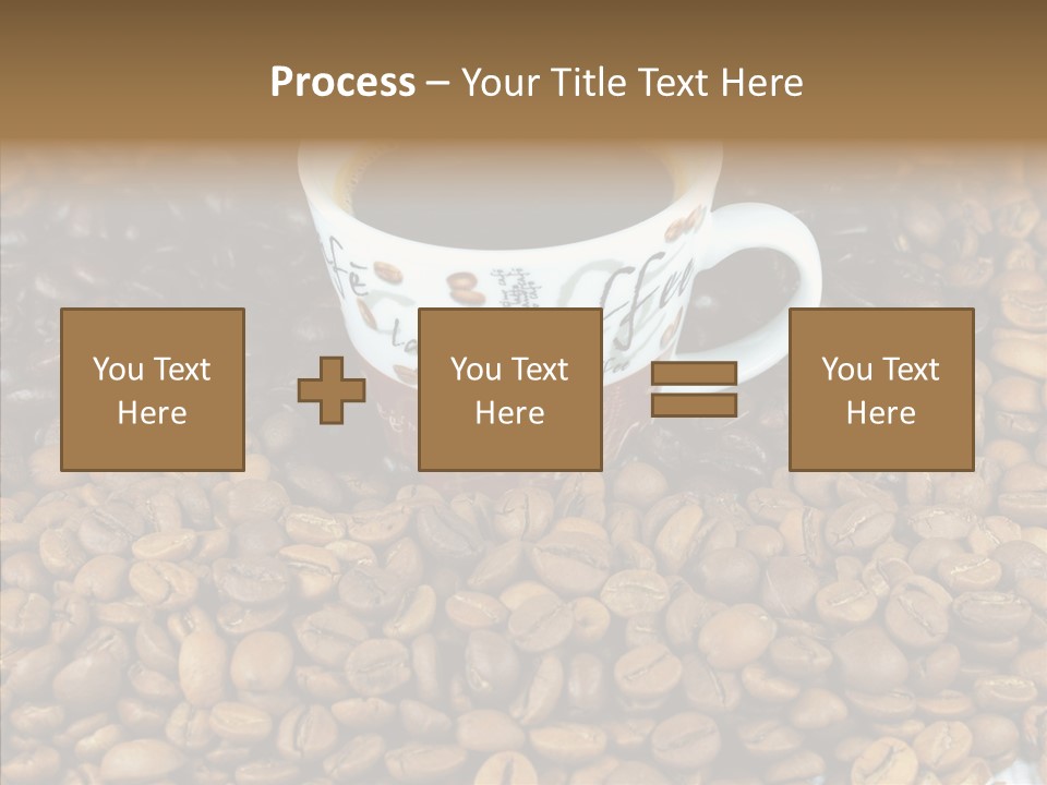 Cup Colour Breakfast PowerPoint Template