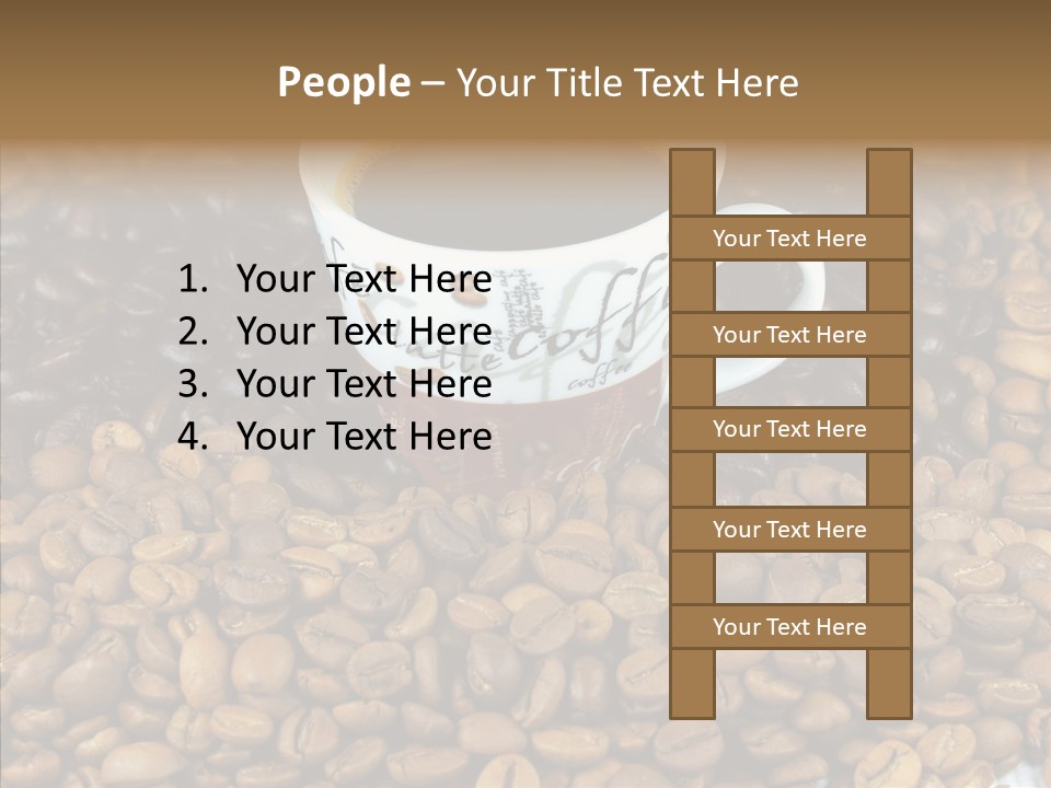 Cup Colour Breakfast PowerPoint Template