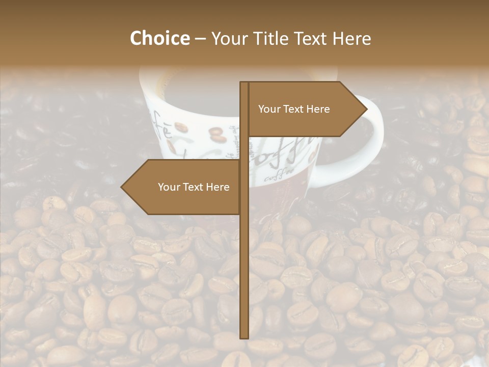 Cup Colour Breakfast PowerPoint Template