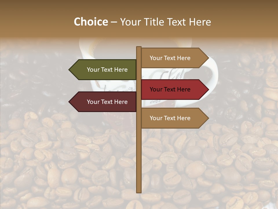 Cup Colour Breakfast PowerPoint Template