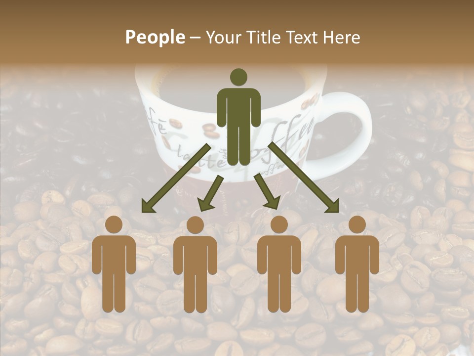 Cup Colour Breakfast PowerPoint Template