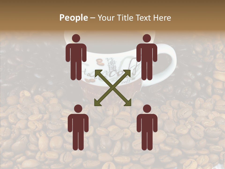 Cup Colour Breakfast PowerPoint Template