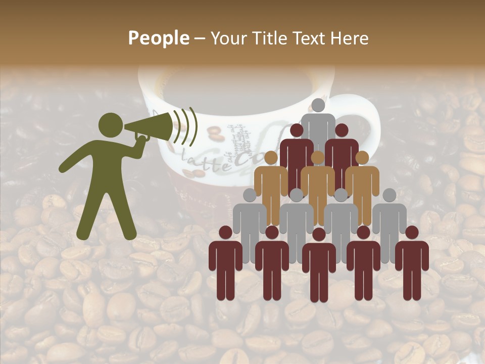 Cup Colour Breakfast PowerPoint Template