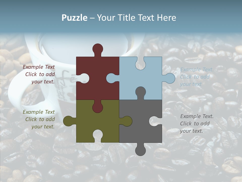 Grind Morning Table PowerPoint Template