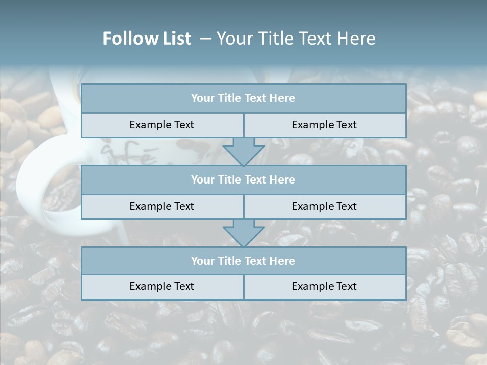Grind Morning Table PowerPoint Template