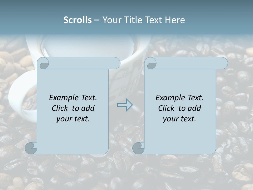 Grind Morning Table PowerPoint Template