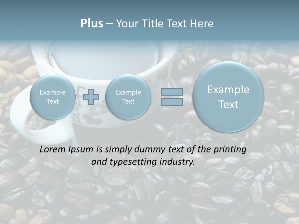 Grind Morning Table PowerPoint Template