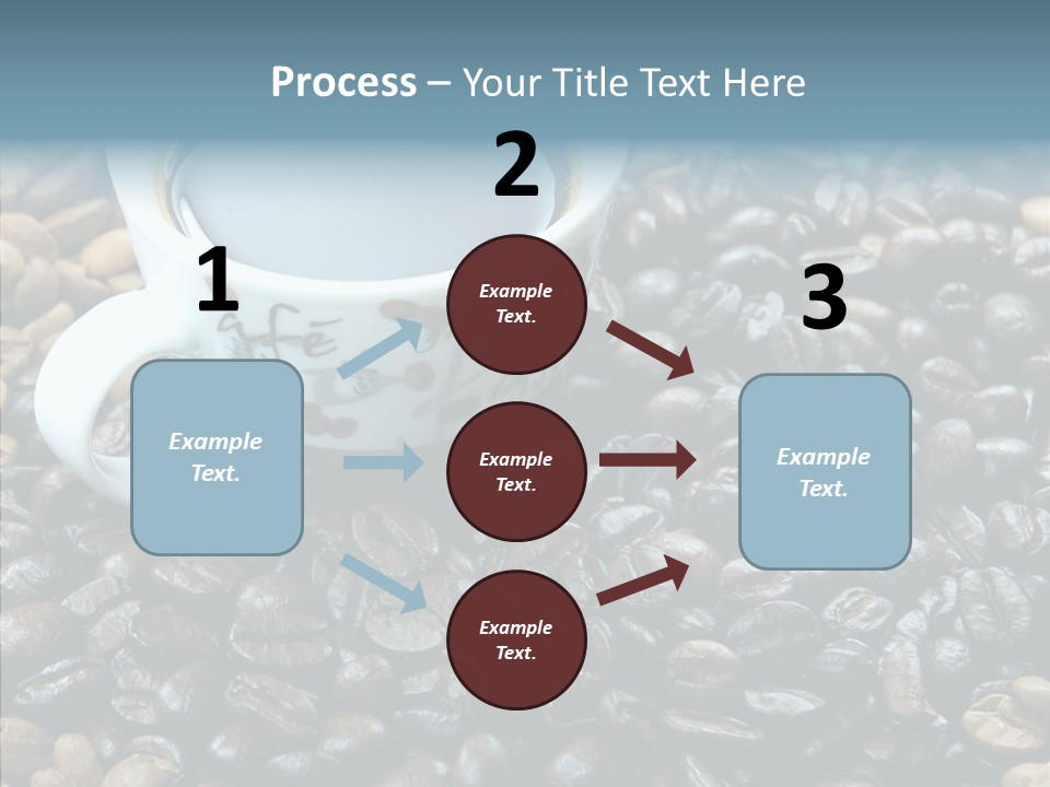 Grind Morning Table PowerPoint Template
