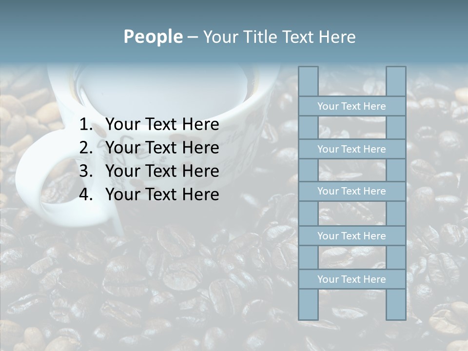 Grind Morning Table PowerPoint Template