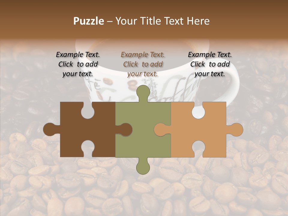 Gourmet Aromatic Blend PowerPoint Template