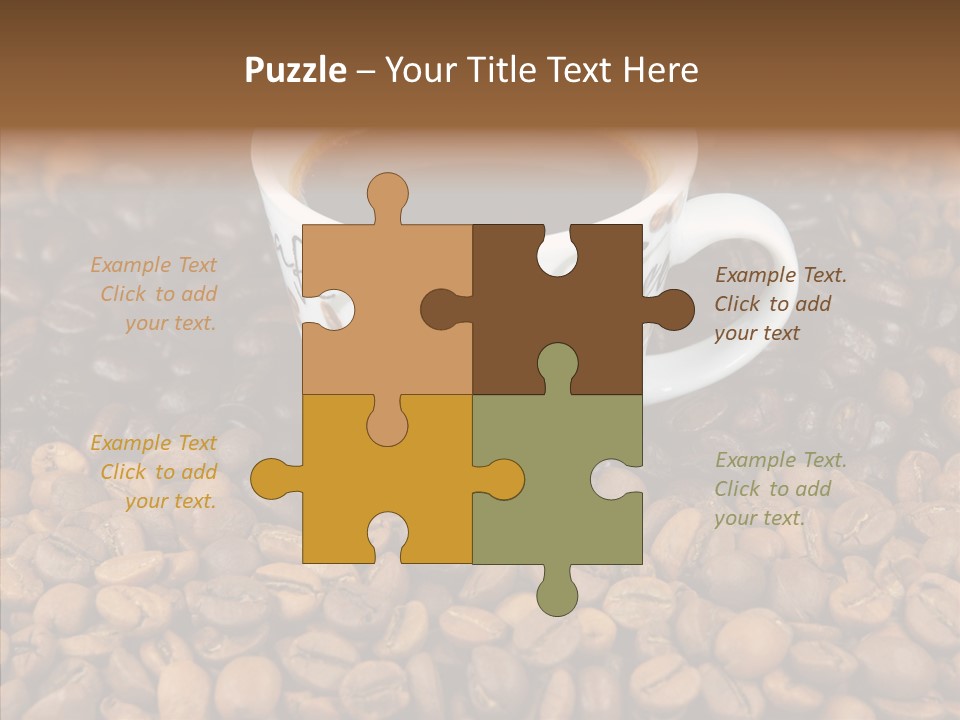 Gourmet Aromatic Blend PowerPoint Template