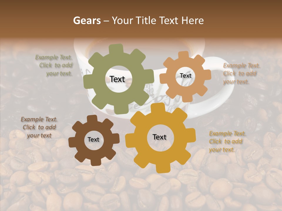 Gourmet Aromatic Blend PowerPoint Template