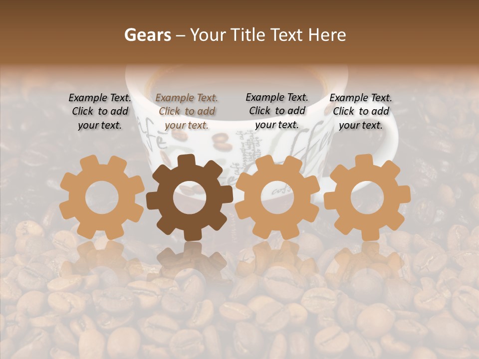 Gourmet Aromatic Blend PowerPoint Template