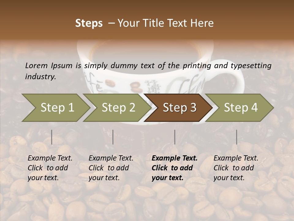 Gourmet Aromatic Blend PowerPoint Template