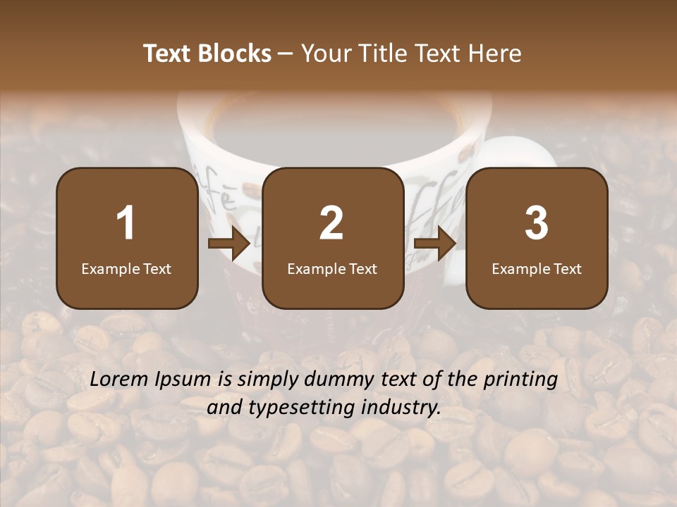 Gourmet Aromatic Blend PowerPoint Template