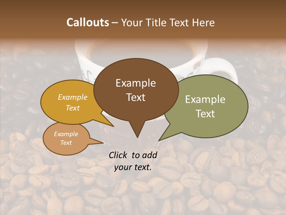Gourmet Aromatic Blend PowerPoint Template