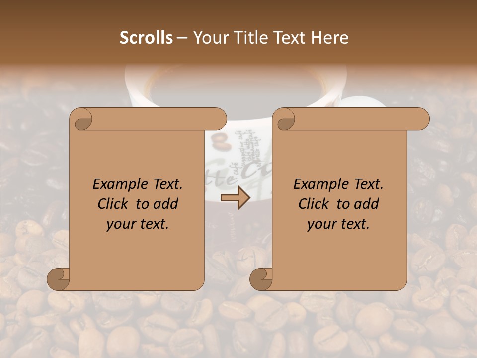 Gourmet Aromatic Blend PowerPoint Template