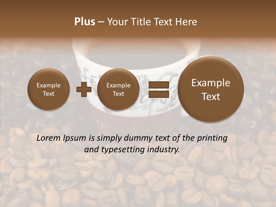 Gourmet Aromatic Blend PowerPoint Template