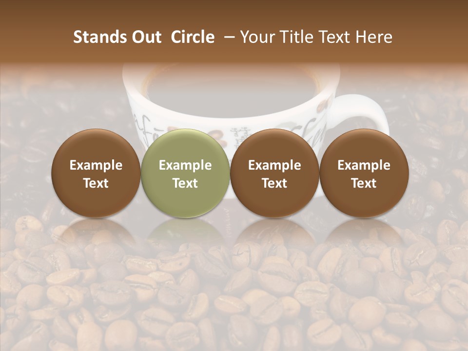 Gourmet Aromatic Blend PowerPoint Template