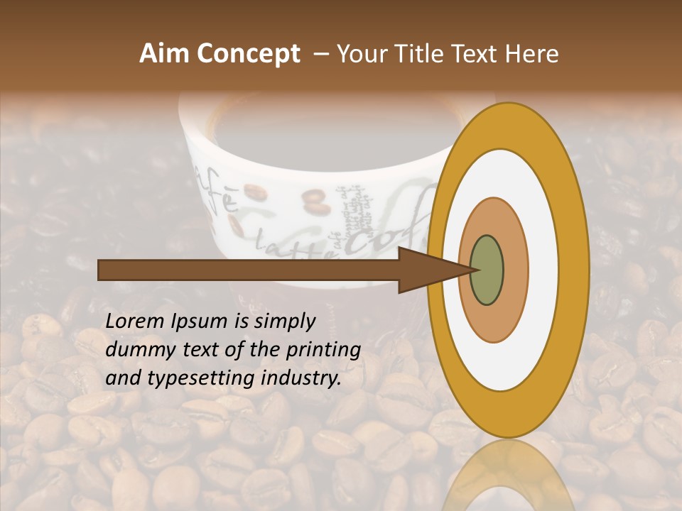 Gourmet Aromatic Blend PowerPoint Template