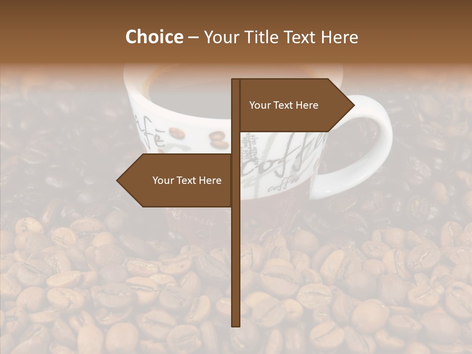 Gourmet Aromatic Blend PowerPoint Template