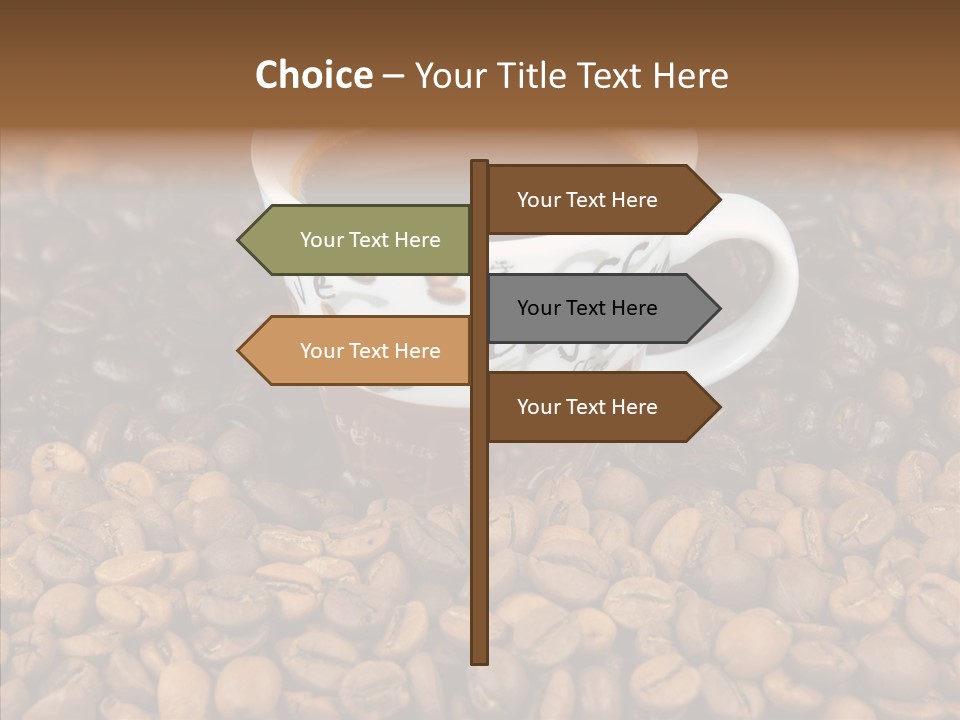 Gourmet Aromatic Blend PowerPoint Template