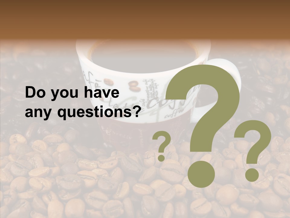 Gourmet Aromatic Blend PowerPoint Template