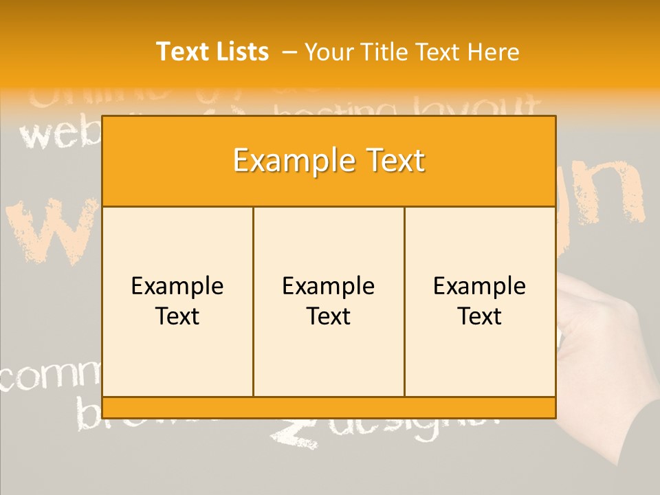 Word Browser Engine PowerPoint Template