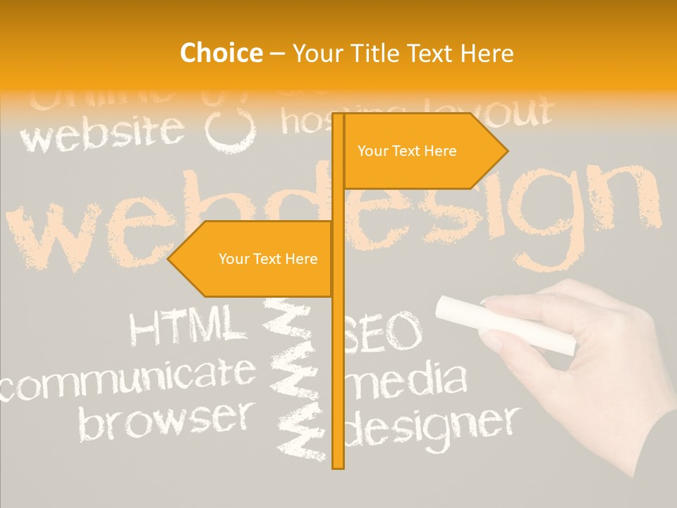 Word Browser Engine PowerPoint Template