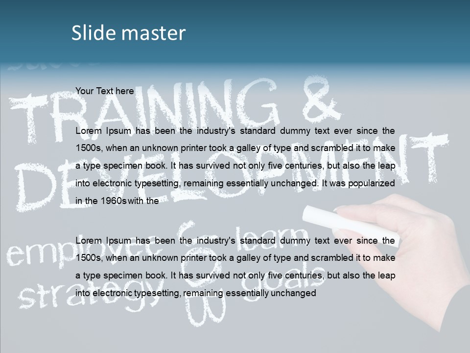 Qualification Workshop Job PowerPoint Template