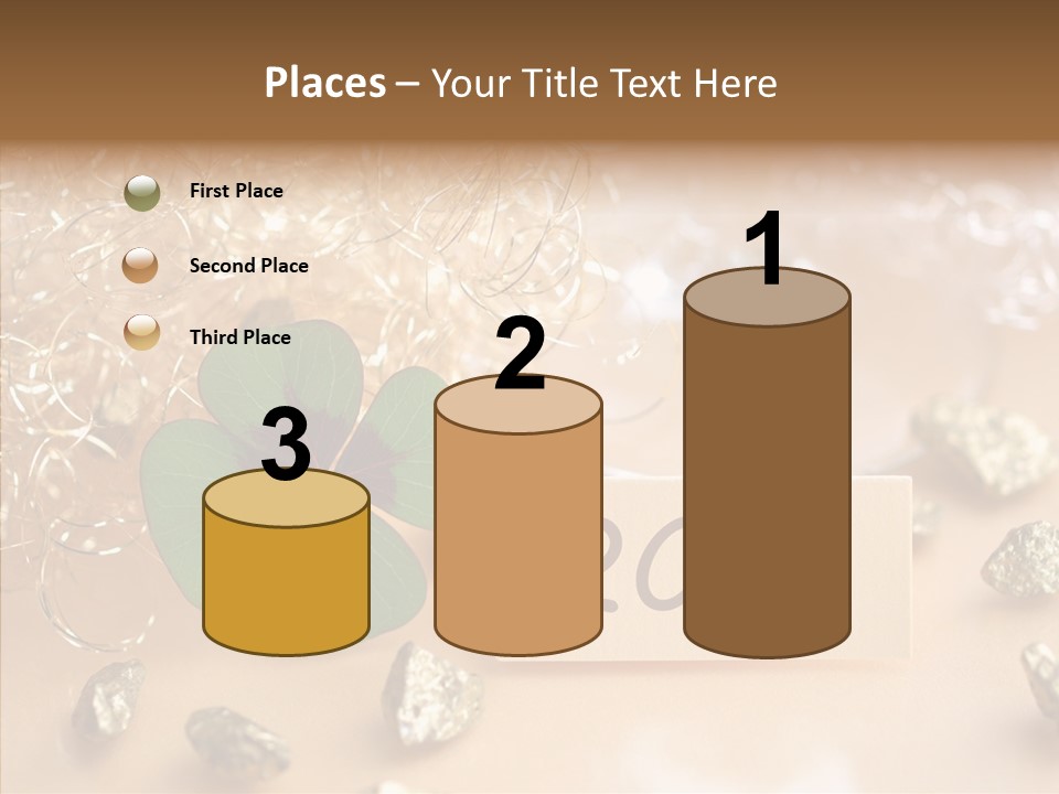 Sylvester Silvesterkarte Symbol PowerPoint Template
