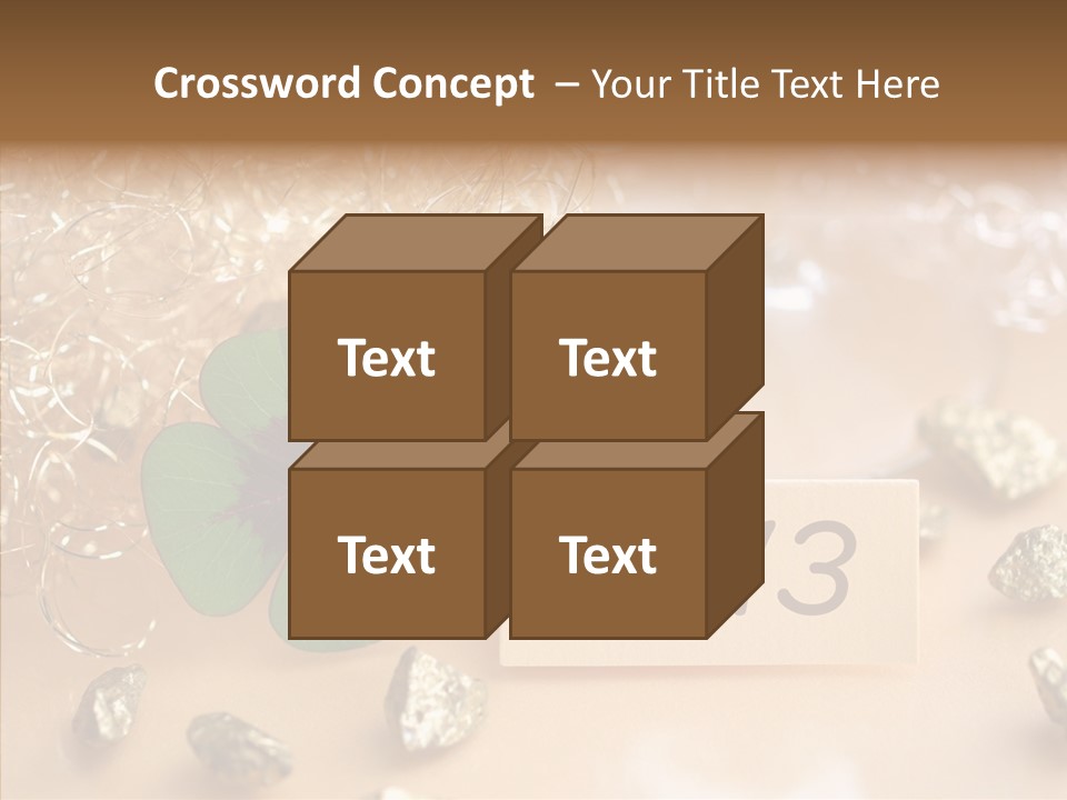 Sylvester Silvesterkarte Symbol PowerPoint Template