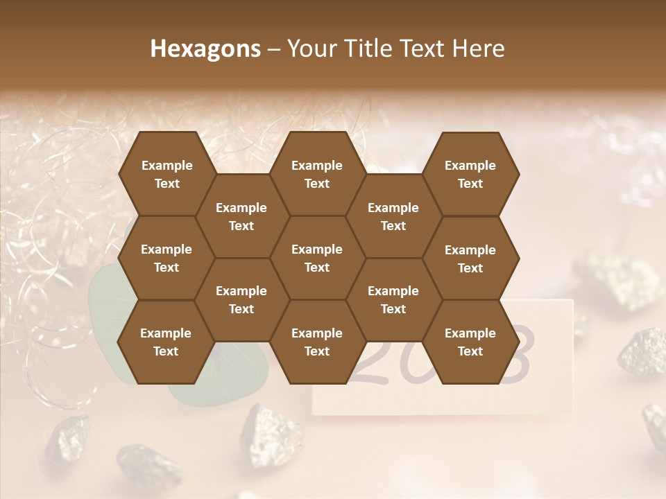 Sylvester Silvesterkarte Symbol PowerPoint Template