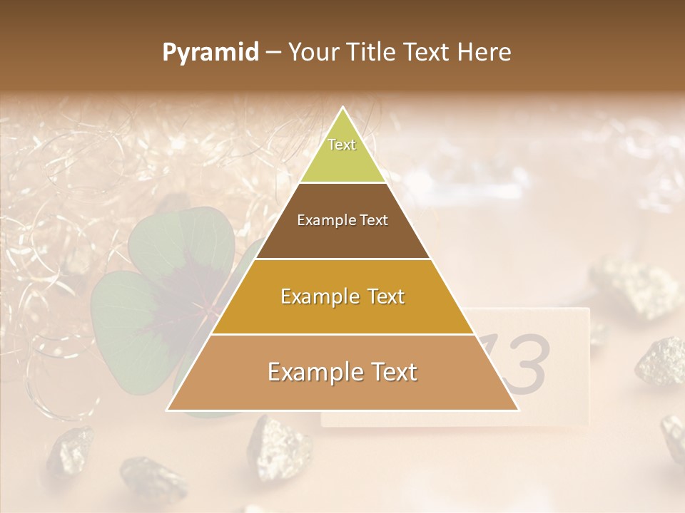 Sylvester Silvesterkarte Symbol PowerPoint Template