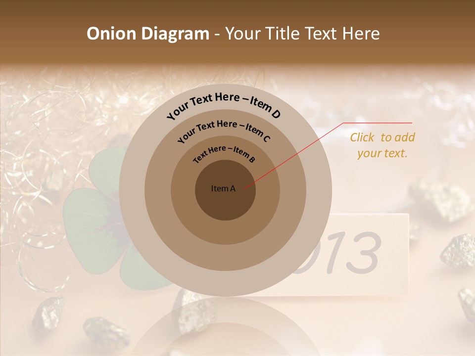 Sylvester Silvesterkarte Symbol PowerPoint Template