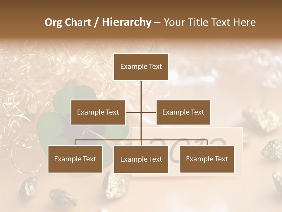 Sylvester Silvesterkarte Symbol PowerPoint Template