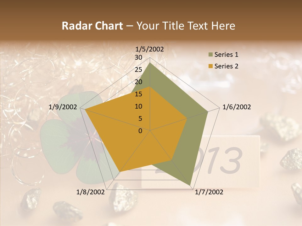 Sylvester Silvesterkarte Symbol PowerPoint Template