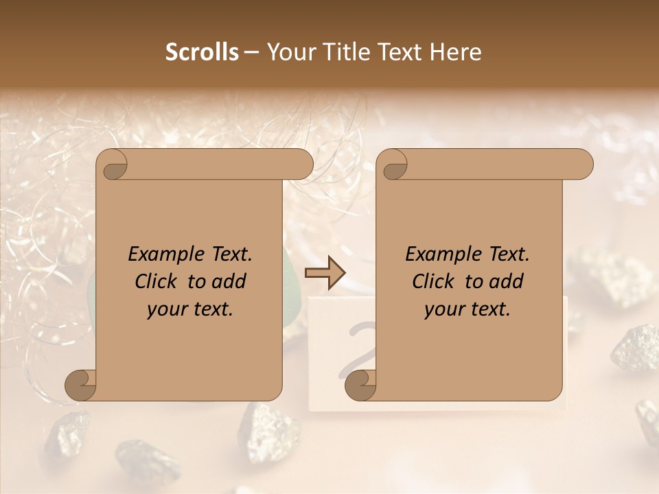 Sylvester Silvesterkarte Symbol PowerPoint Template