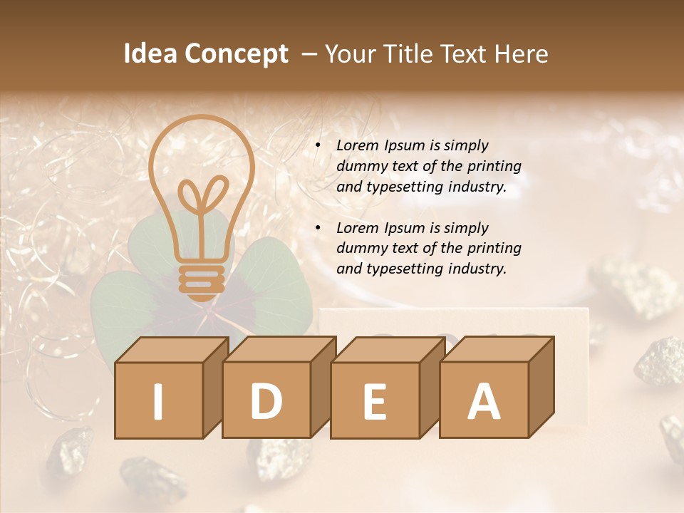 Sylvester Silvesterkarte Symbol PowerPoint Template