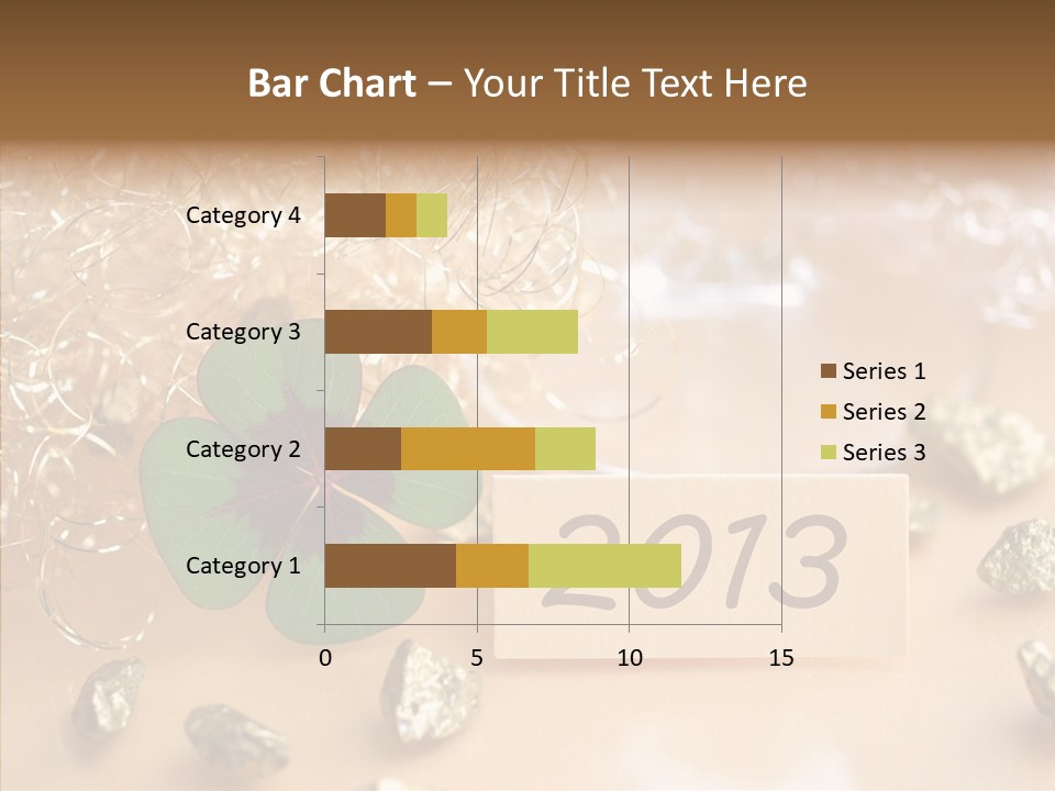 Sylvester Silvesterkarte Symbol PowerPoint Template
