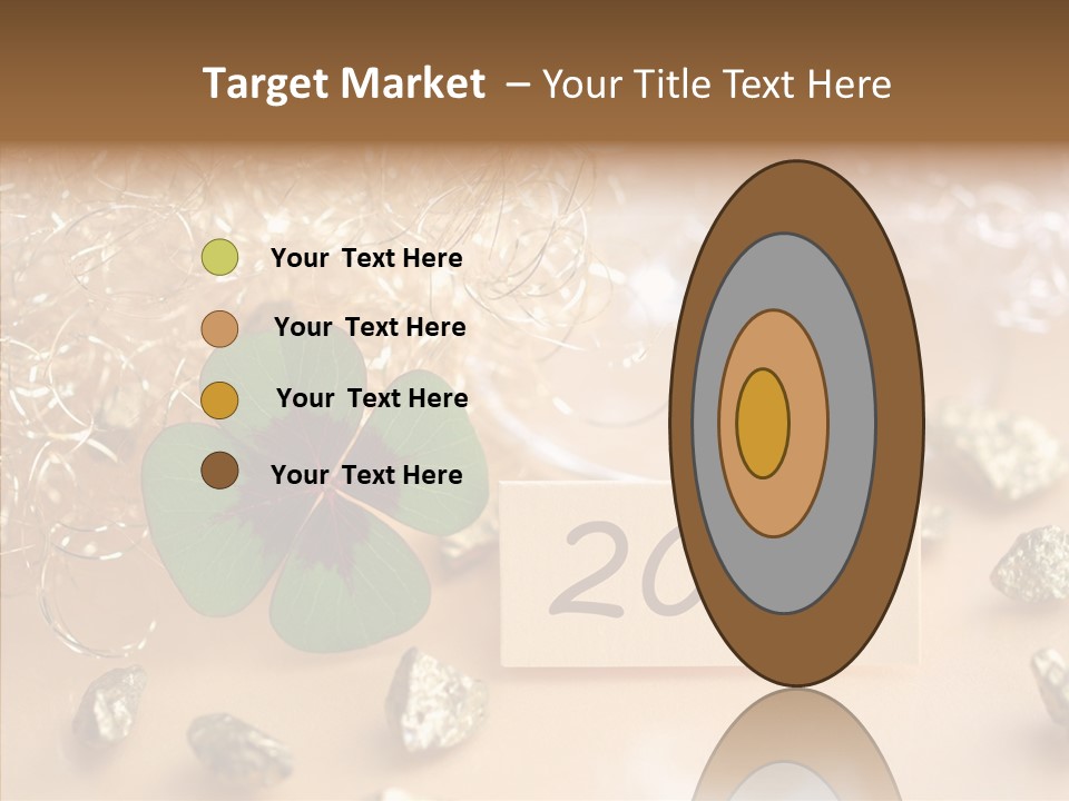 Sylvester Silvesterkarte Symbol PowerPoint Template